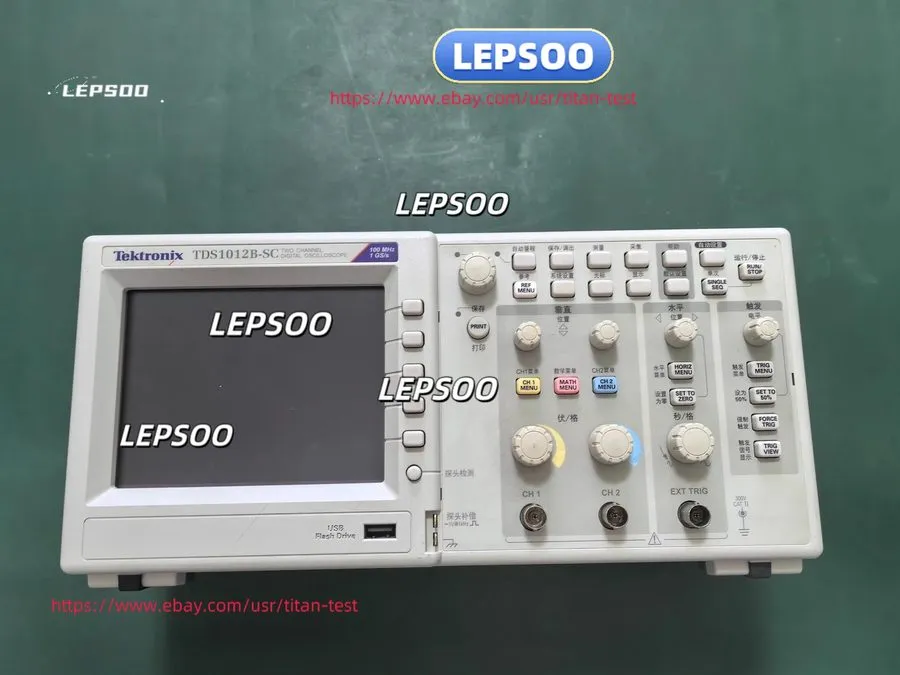 Осциллограф TDS1012B-SC Color 2 Channel LCD 100 MHz 1GS/s Digital Oscilloscope&l