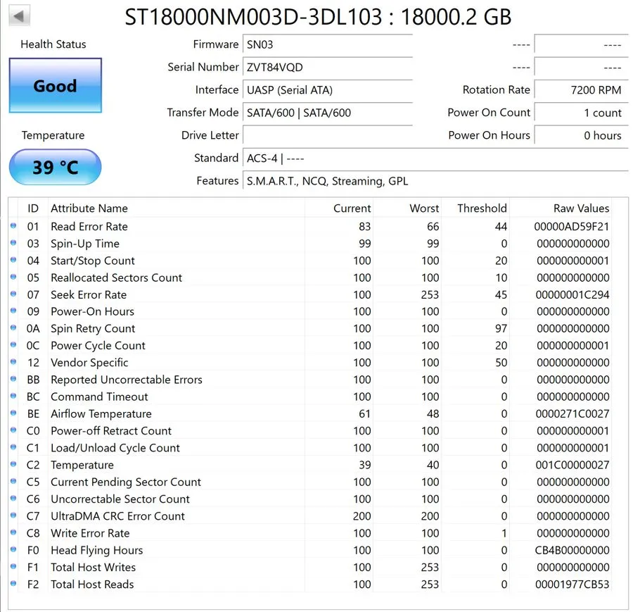 Жёсткий диск Seagate Exos X20 ST18000NM003D 18TB SATA 6Gb/s 7200 3.5" Enterprise