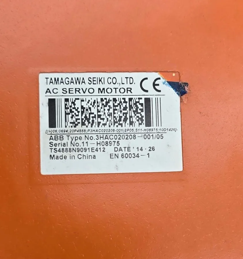 Серводвигатель ABB 3HAC020208-001/05 Axis 2 Servo Motor IRB 6600 Legacy — фото лота 1