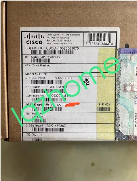 Коммутатор Cisco Gigabit Switch C9300-NM-8X via FedEx or DHL