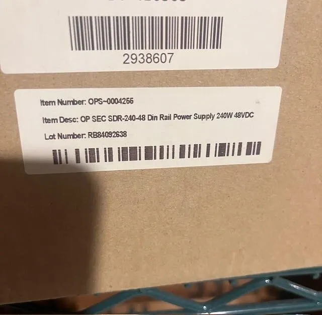 Блок питания SDR-240-48 Single Output Industrial Power Supply 240W 48V DIN Rail