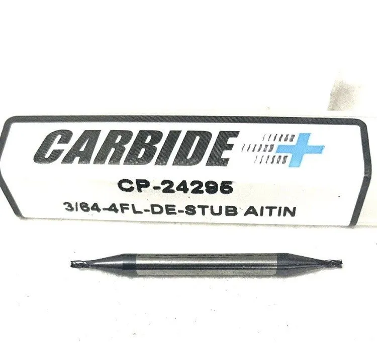 Режущий инструмент Carbide Plus 3/64" 4FL Carbide Double End Mill Square AlTiN C