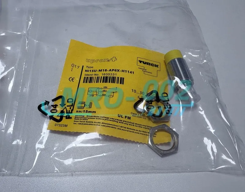 Датчик приближения TURCK NI15U-M18-AP6X-H1141 Inductive Proximity Sensor PNP 10- — фото лота 1