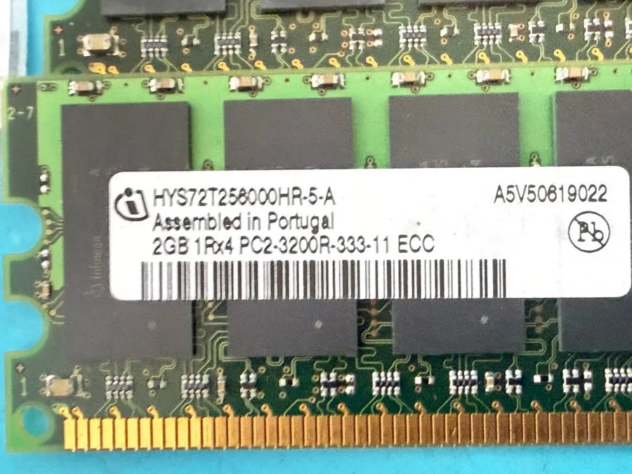 Модуль памяти x 1GB IBM PC2-3200R DDR2 ECC Registered Server RAM 4GB Tot Hynix E