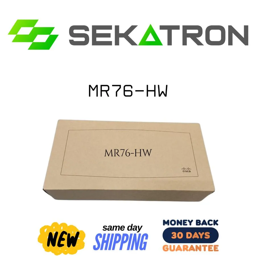 Точка доступа Wi-Fi Cisco Meraki MR76-HW Wi-Fi 6 outdoor AP 802.11 Unclaimed 1 Y