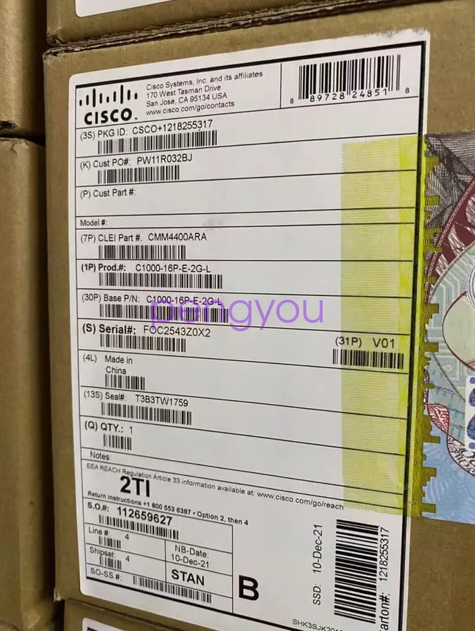 Коммутатор C1000-16P-E-2G-L switch Fedex or DHL