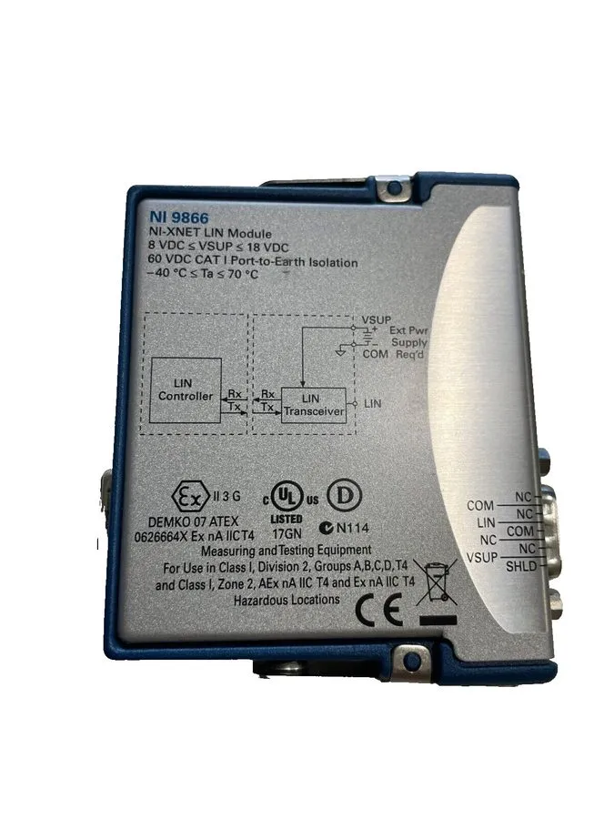 Модуль National Instruments NI 9866 NI-XNET Line Interface Module 151837A-71L 19 — фото лота 1