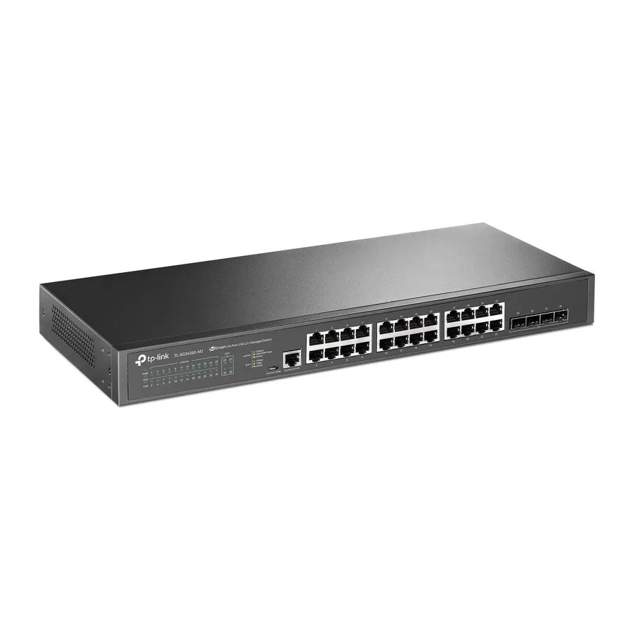 Коммутатор TP-Link TL-SG3428X-M2 Omada 24-Port 2.5GBASE-T L2+ Managed Switch wit