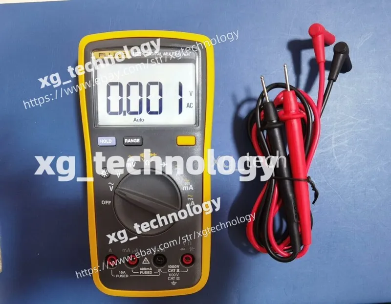 Мультиметр Fluke digital multimeter 15B+instrument automatic range AC/DC 1000V v