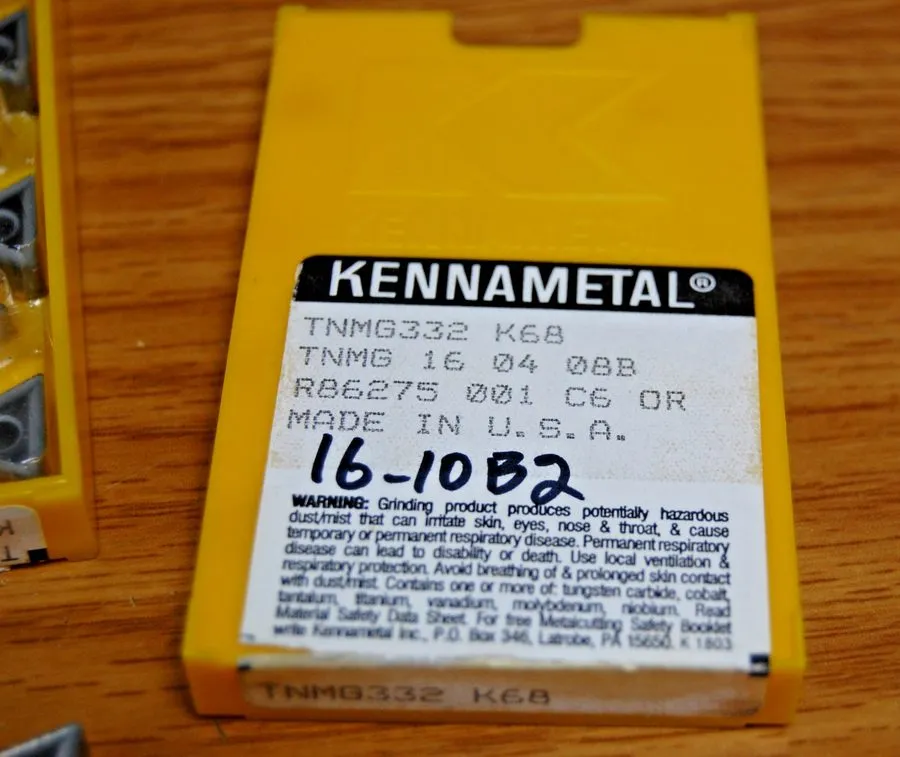 Режущий инструмент KENNAMETAL TNMG332 K68 Carbide Indexable Turning Insert TNMG
