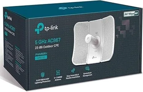 Операторское оборудование TP-Link CPE710 Outdoor CPE 5GHz 867Mbps 23dBi Long Ran
