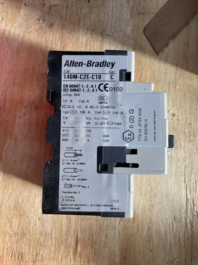 Автоматический выключатель Allen-Bradley 140M-C2E-C10 Motor Protection Circuit B