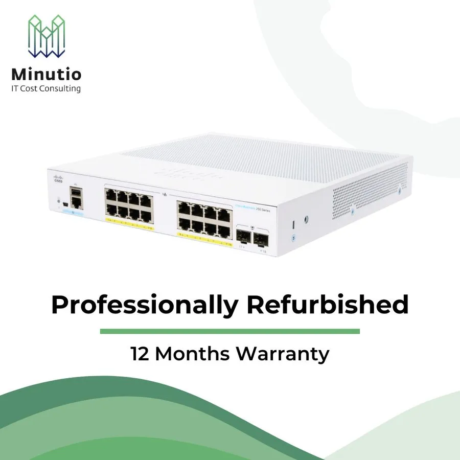 Коммутатор Cisco CBS250-16P-2G