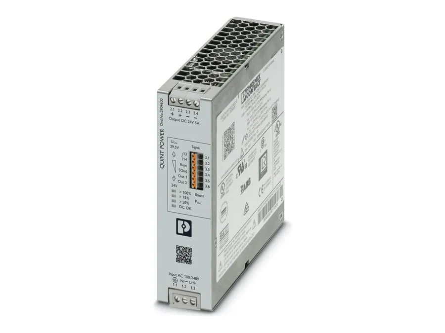Блок питания Phoenix Contact 2904600 Power Supply ACDC 24VDC 5A 120W DIN Rail Mo