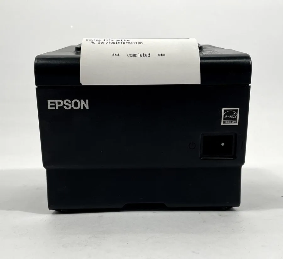 Принтер чеков Epson TM-T88VI POS Thermal Receipt Printer C31CE94061 Network Ethe