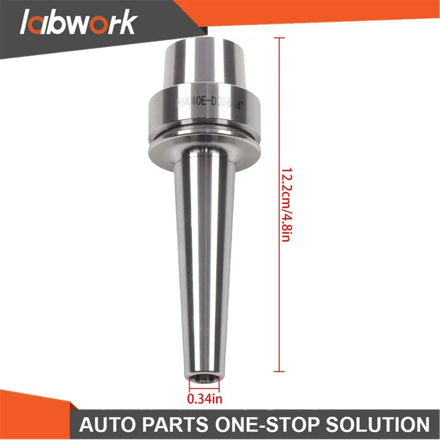 Режущий инструмент HSK40E-DC06-4 Inch Slim Collet Chuck 3 Collets 1/8 3/16 1/4 H — фото лота 1