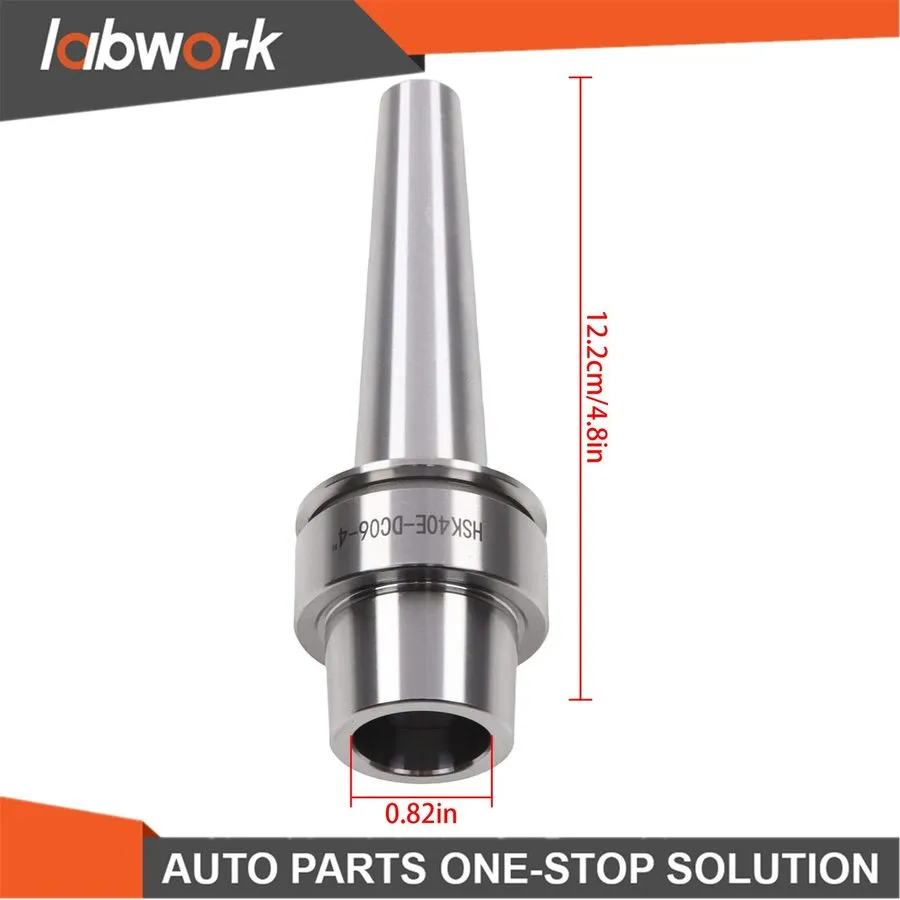 Режущий инструмент HSK40E-DC06-4 Inch Slim Collet Chuck 3 Collets 1/8 3/16 1/4 H — фото лота 2