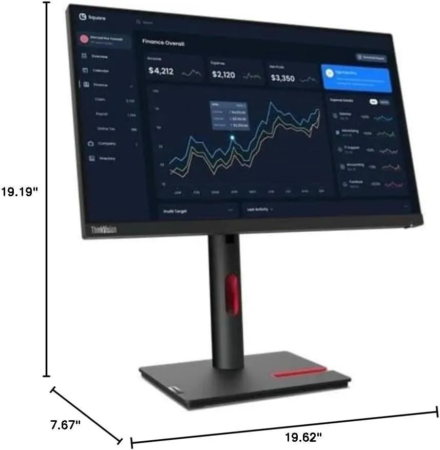 Монитор Lenovo ThinkVision T22i-30 21.5" FHD IPS 60Hz LED Flat Panel Monitor Bla