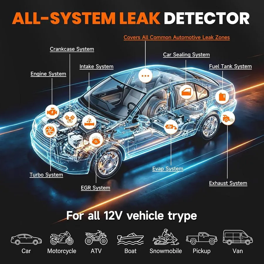 Автосервисное оборудование S3000-US Smoke Machine Automotive Leak Detector with