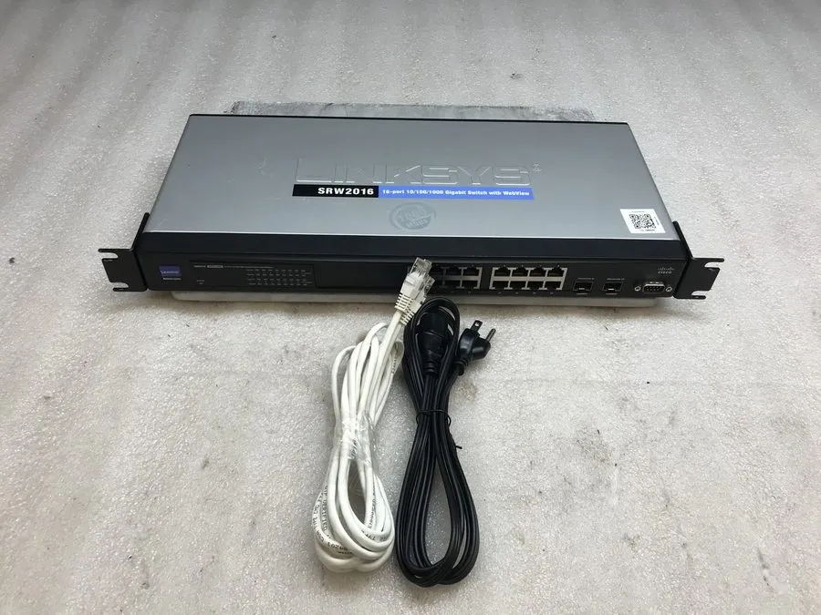 Коммутатор Linksys Cisco SRW2016 V1.3 16-Port Gigabit Switch with Webview