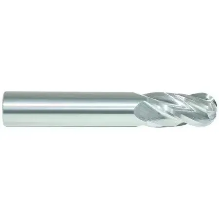 Режущий инструмент Zoro Select 223-001090 Carbide End Mill, 3/8In, 4Fl, Single, 