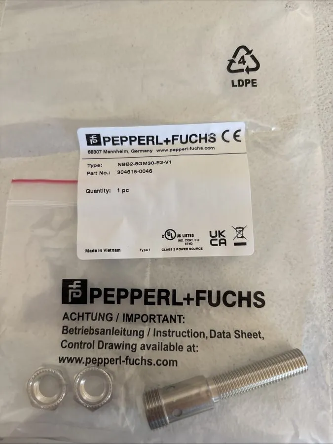 Датчик приближения PEPPERL + FUCHS NBB2-8GM30-E2-V1 Proximity Sensor 52028S