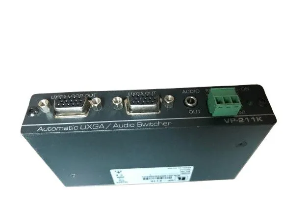 Видеокоммутатор Kramer 2x1 VGA / XGA switch / automatic UXGA / audio switcher VP — фото лота 2