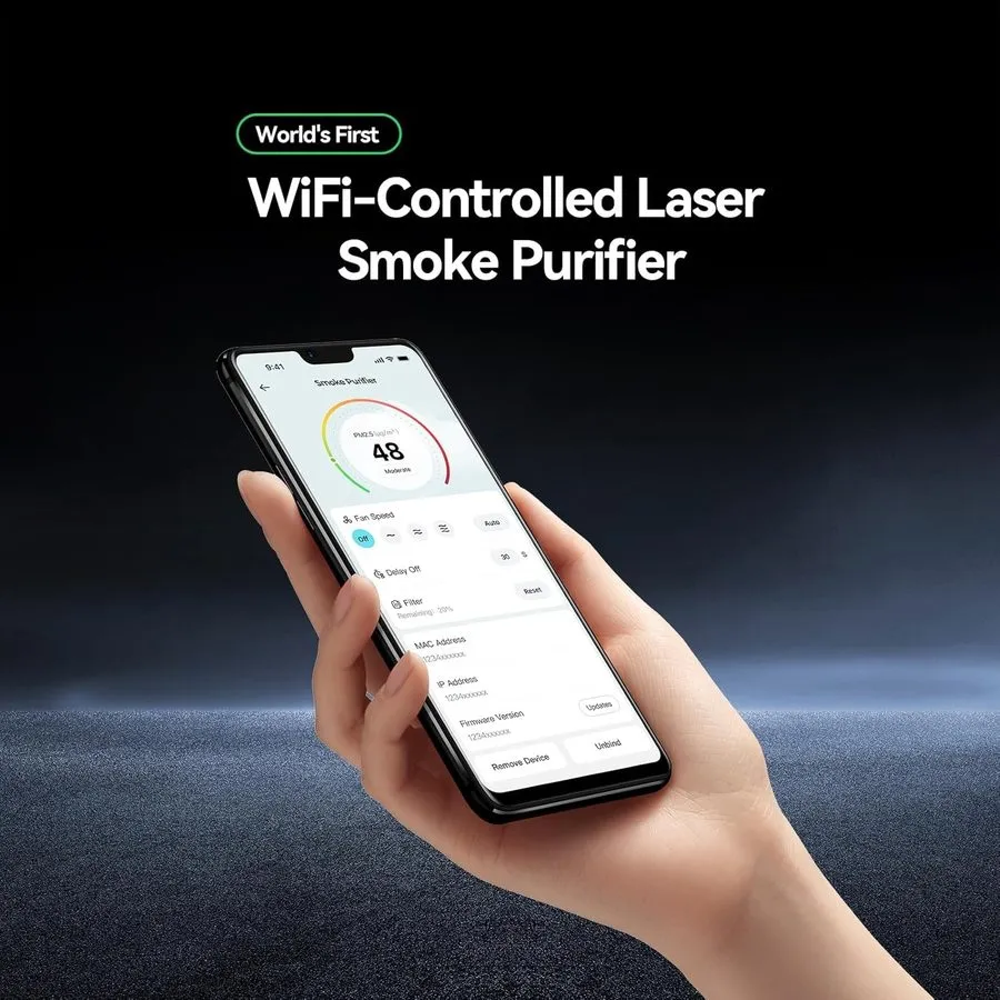 Дымоуловитель Creality Falcon AP1 Smoke Purifier 4008060348 Laser Fume Extractor