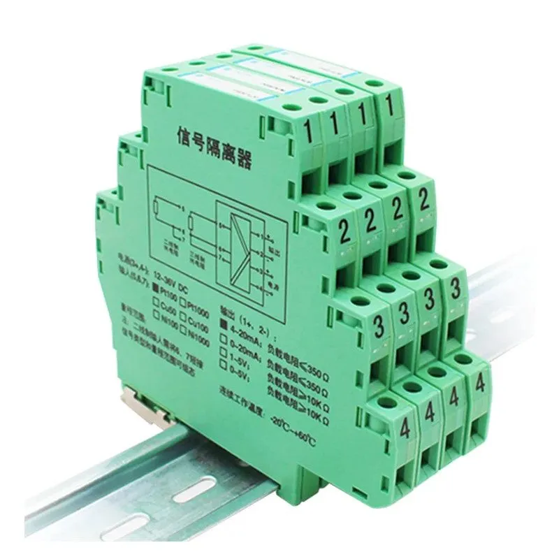 Термопара PT1000 Thermocouple Transmitter Isolator RTD K Type 4-20mA 0-5V Signal — фото лота 3