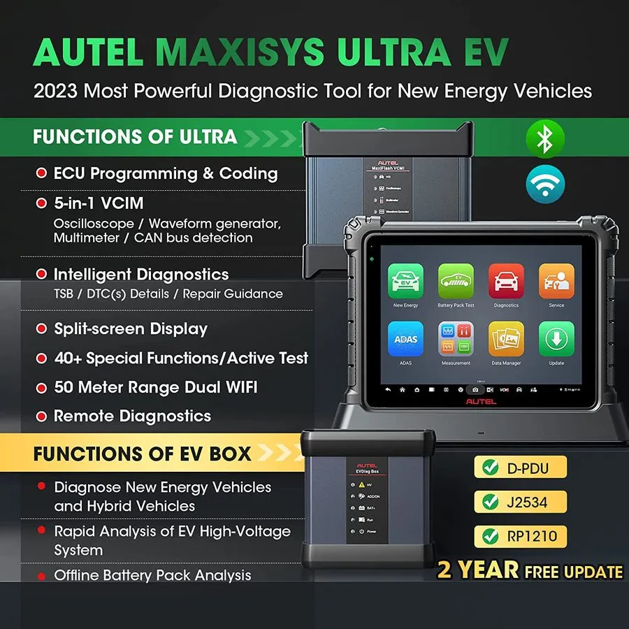 Диагностический сканер 2026 Autel MaxiSys Elite II PRO As MS919 Diagnostic Scan