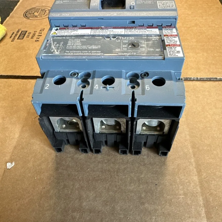 Автоматический выключатель Siemens 3VA5215-5EC31-0AA0 150A 3p 240/480/600VAC 750
