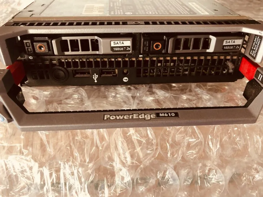 Сервер Dell PowerEdge M610 Blade Server 2 x SIX Core XEON L5640 2.26GHz 48GB RAM