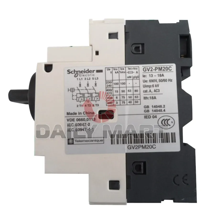 Автоматический выключатель Schneider GV2PM20C 13-18A Motor circuit breaker