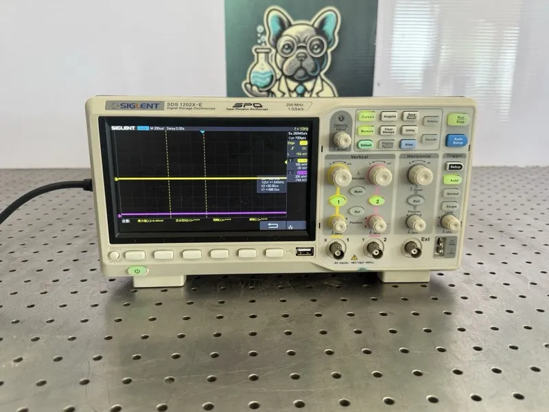 Осциллограф SIGLENT SDS1202X-E 200MHz 2CH 1GSa/s Digital Storage Oscilloscope US