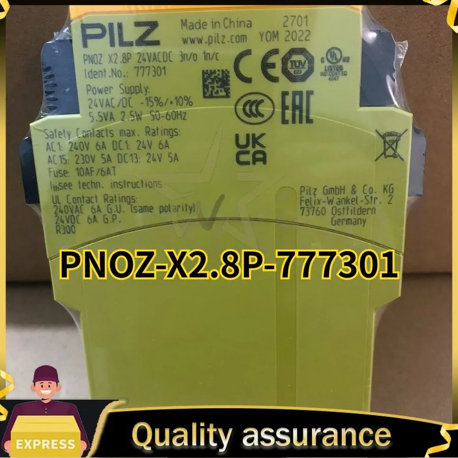Реле безопасности PILZ 777301 Safety relay PNOZ X2.8P 24VAC/DC