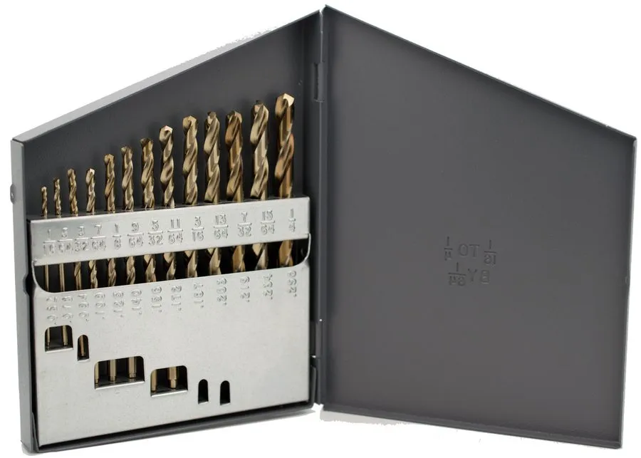 Режущий инструмент Drill Set, to #60. Stub Length, High Speed Steel, 135Deg Spli