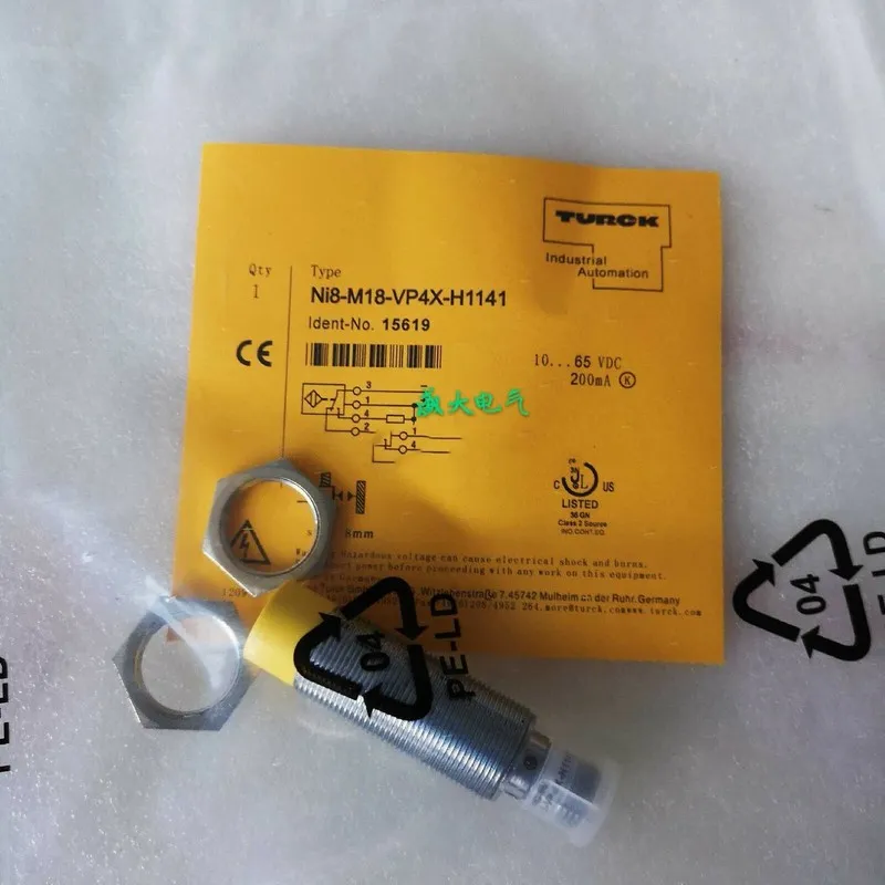Датчик приближения Turck NI8-M18-VP4X-H1141 Inductive Proximity Sensor, 8 mm PNP