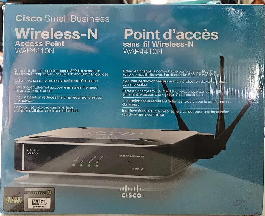 Точка доступа Wi-Fi Cisco WAP4410N Wireless-N Access Point PoE/Advanced Security