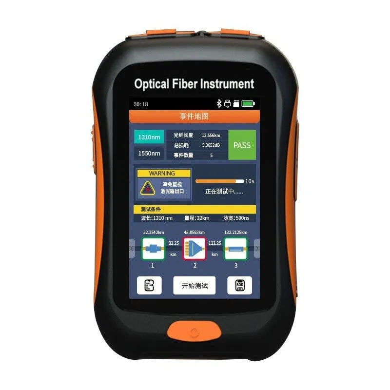 Тестер NK2800 Mini OTDR Portable Optical Time Domain Reflectometer W/ 3.5"Touch 