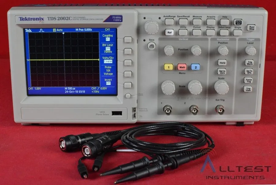 Осциллограф Tektronix TDS2002C Digital Storage Oscilloscope 70MHz 1GS/s 2CH