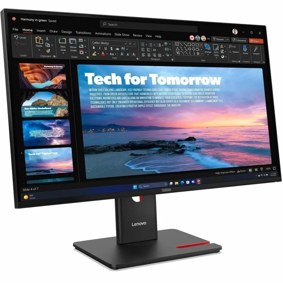 Монитор Lenovo ThinkVision T27QD-40 27" Monitor 16:9 2560x1440 1500:1 4ms 64AAGA