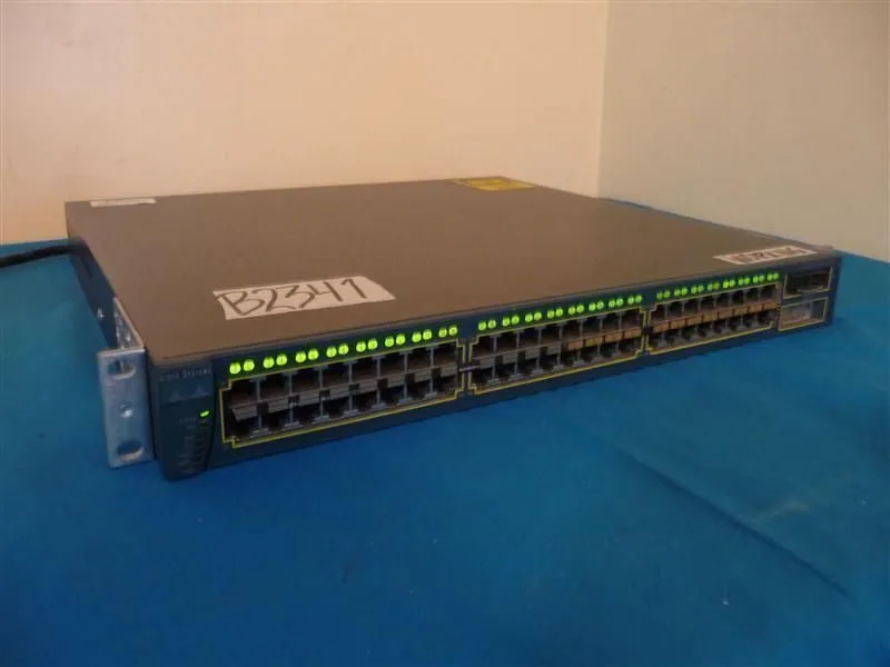 Коммутатор Cisco WS-C3550-48-SMI 48-Port Ethernet Network Switch Catalyst 3550