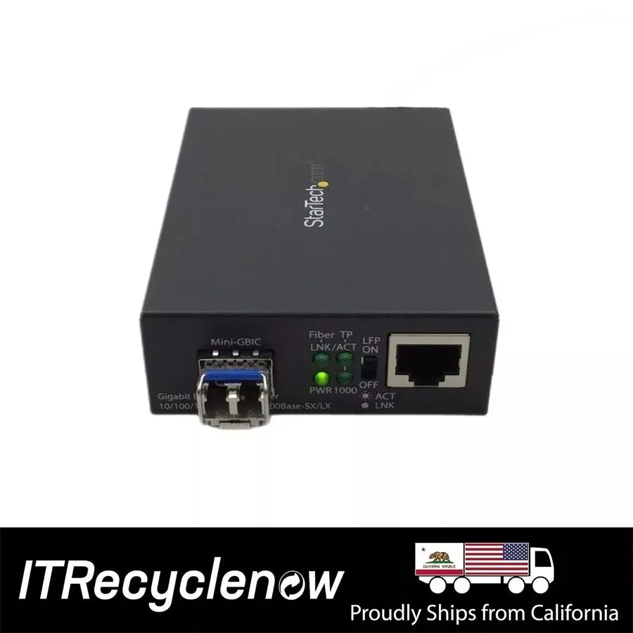 Медиаконвертер StarTech MCM1110MMLC Gigabit Ethernet Fiber Media Converter 850nm