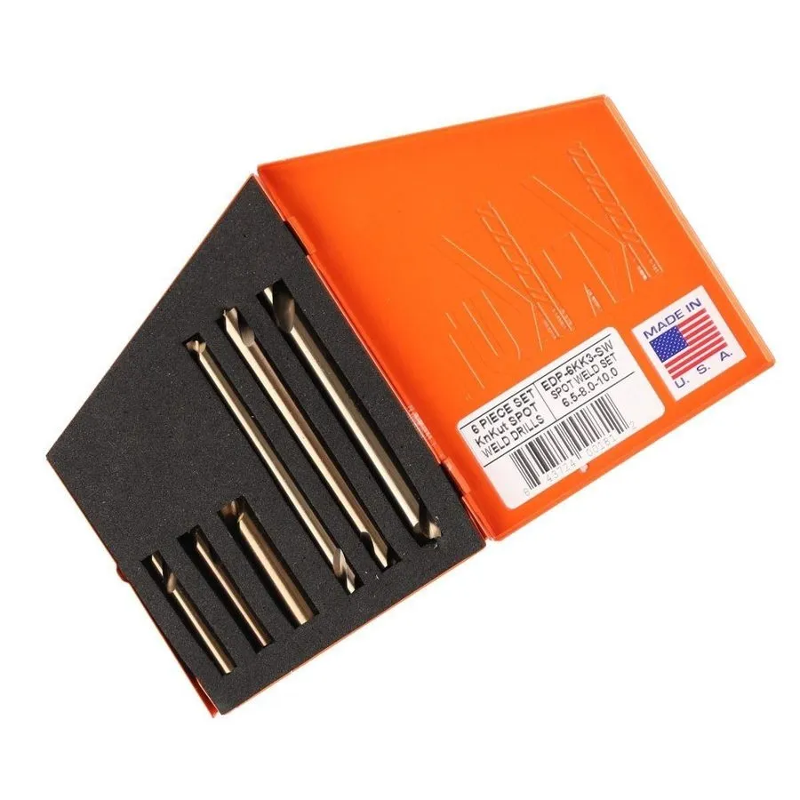 Режущий инструмент KnKut 6KK3-SW Cobalt Spot Weld Drill Bit Set — фото лота 2