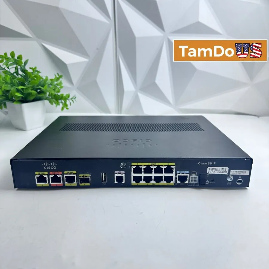Маршрутизатор CISCO C891F-K9 891F Gigabit Integrated Service Router 8-Port