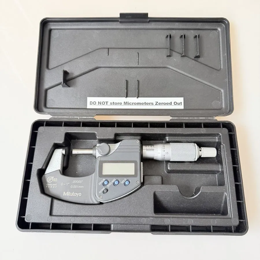 Микрометр Mitutoyo 293-340-30 Digital Micrometer Coolant Proof IP65 0-1" 0.00005