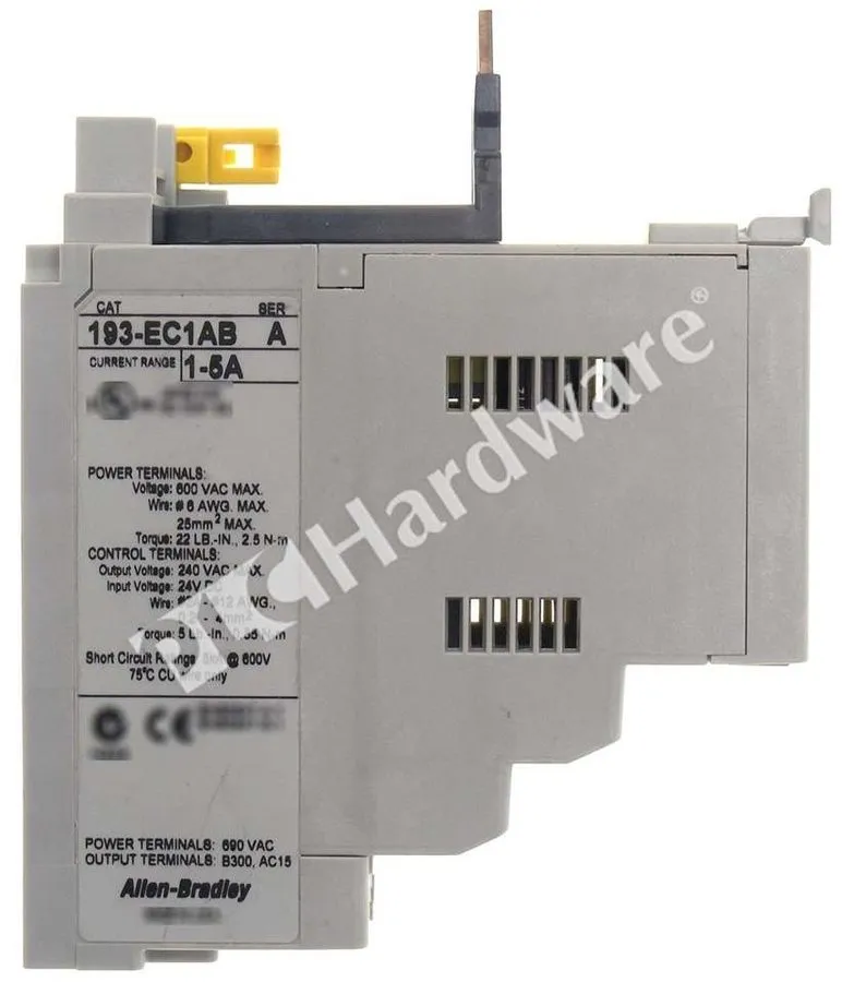 Реле защиты Allen Bradley 193-EC1AB /A E3 Electronic Motor Protection Relay 1-5A