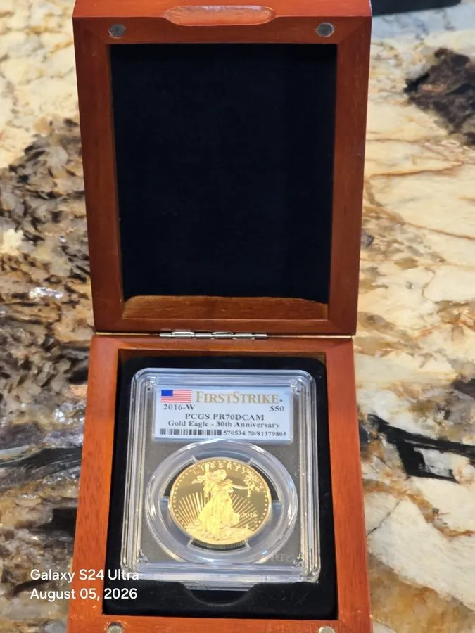 Лабораторный прибор 2016 W $10 AMERICAN GOLD EAGLE 1/4OZ PCGS PF70DCAM FIRST STR