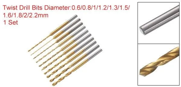 Режущий инструмент 0.6/0.8/1/1.2/1.3/1.5/1.6/1.8/2/2.2mm Micro Engraving Drill B — фото лота 1
