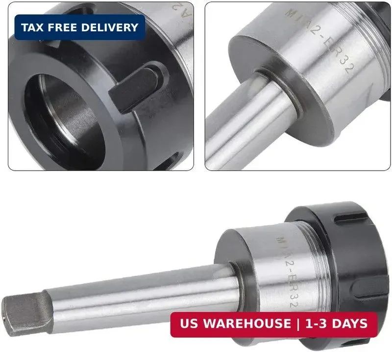 Режущий инструмент ER32 Collet Chuck, MTA2-ER32 Morse Taper Shank Tool Holder Mi — фото лота 2
